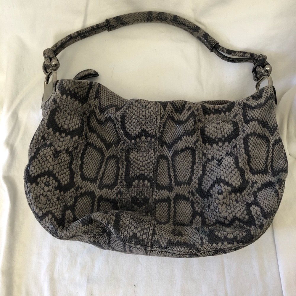 Leather snakeskin purse/hand bag